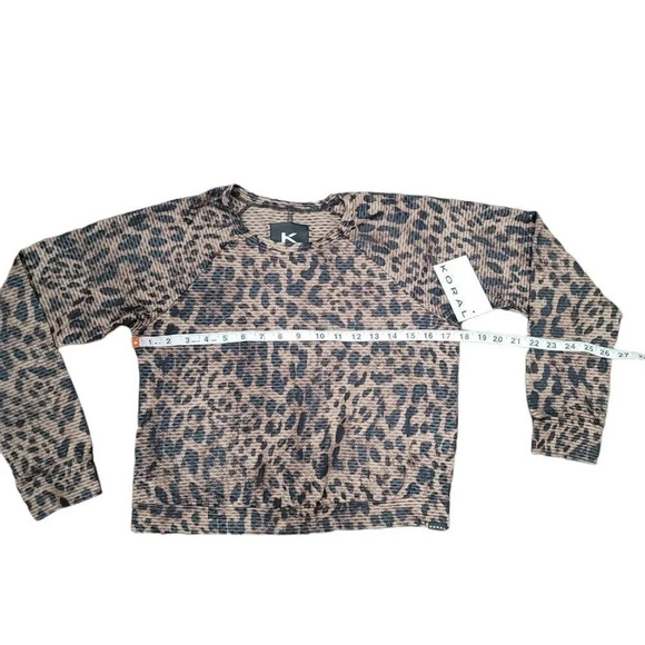 KORAL Sofia Netz leopard-print stretch-jersey top - Picture 11 of 12